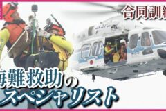 日本に38人❗海難救助のスペシャリスト「特殊救難隊」が広島湾で訓練を実施